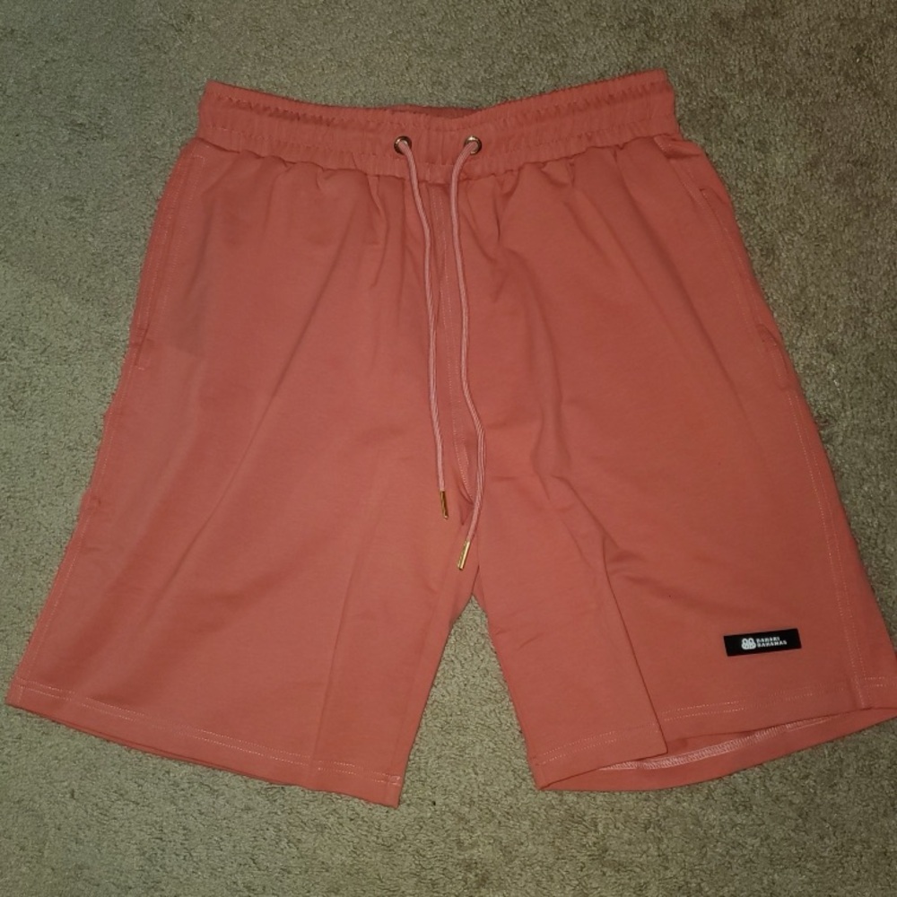 Bahari Bahamas Men's Salmon Athletic Shorts. NWT